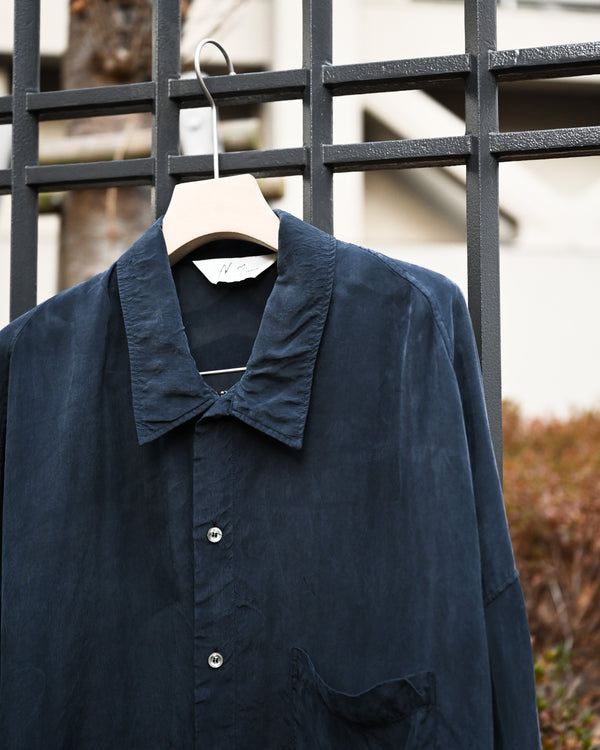 EMBROIDERED SOUVENIR SHIRT, navy