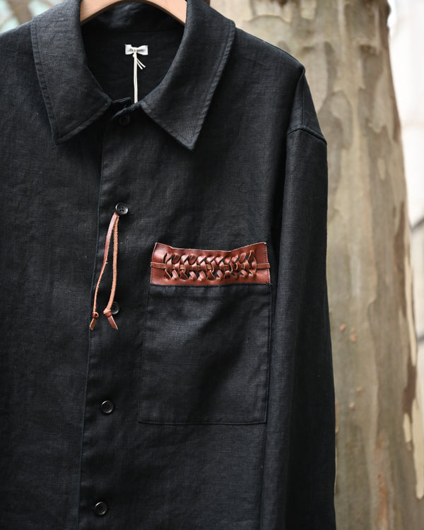 Engraved Linen Jacket