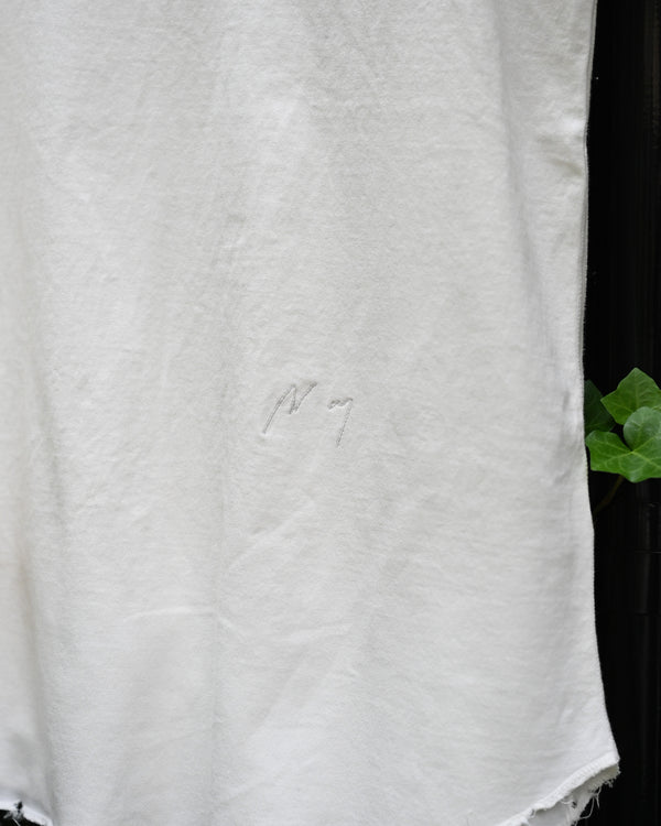 UNEVENNESS TANK TOP, g.white