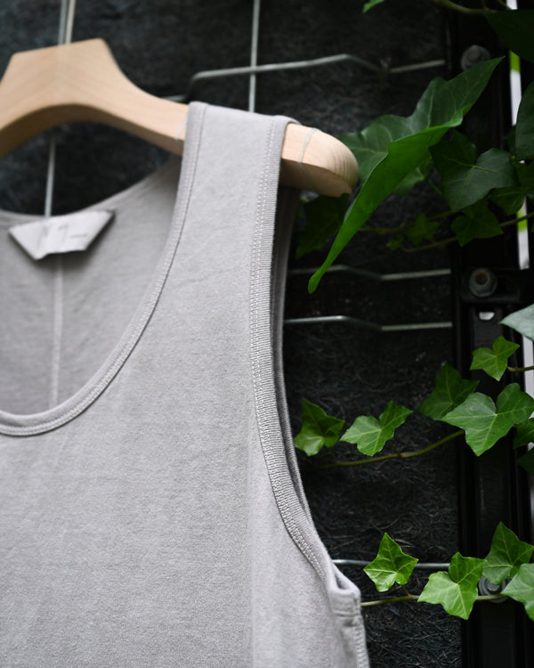 UNEVENNESS TANK TOP, greige