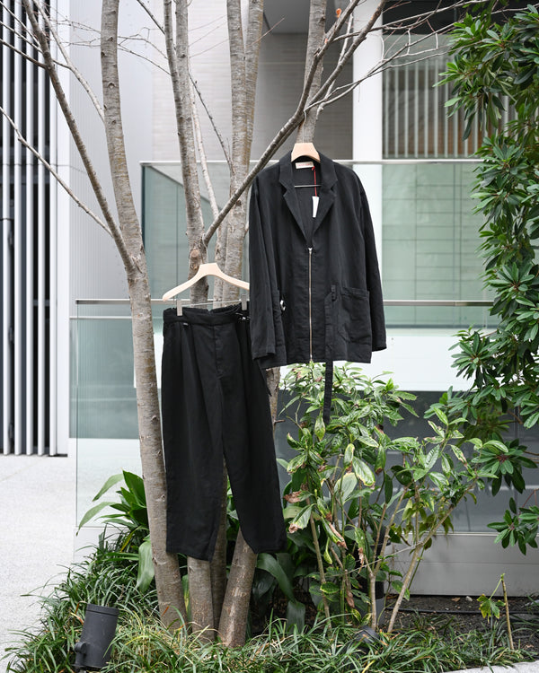 belted jkt, black