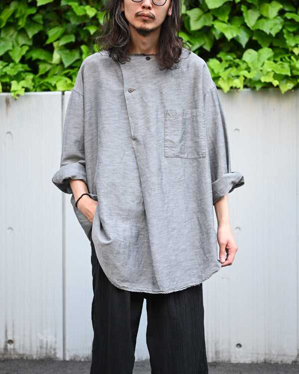 Our Knowledge Tucked Shirt, gray
