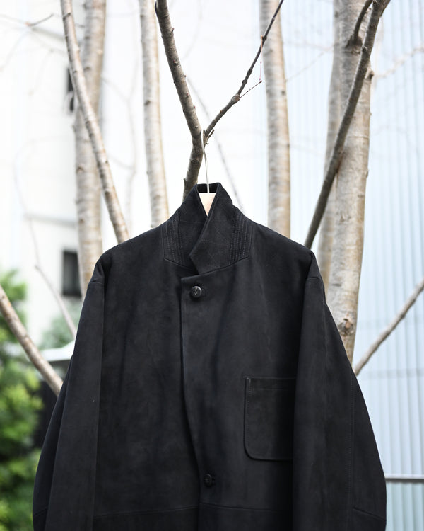 2B JACKET, sheep suede leather