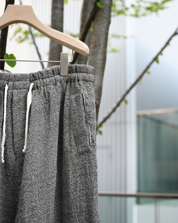 BAGGY PANTS, special twisted yarn fabrics