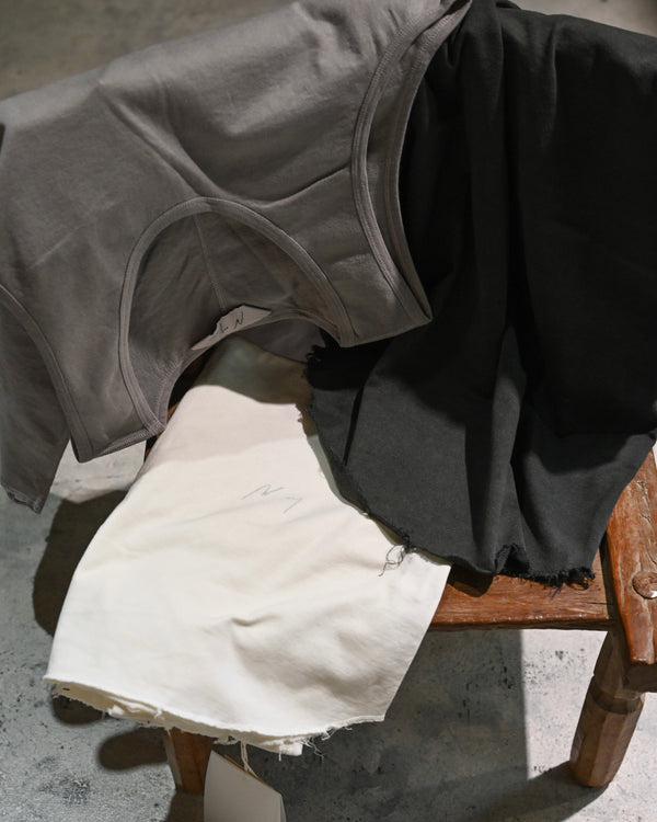UNEVENNESS TANK TOP, g.white
