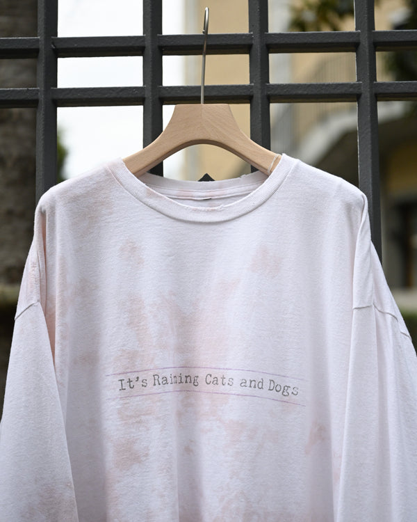 UNEVENNESS CATS AND DOGS LS, pink
