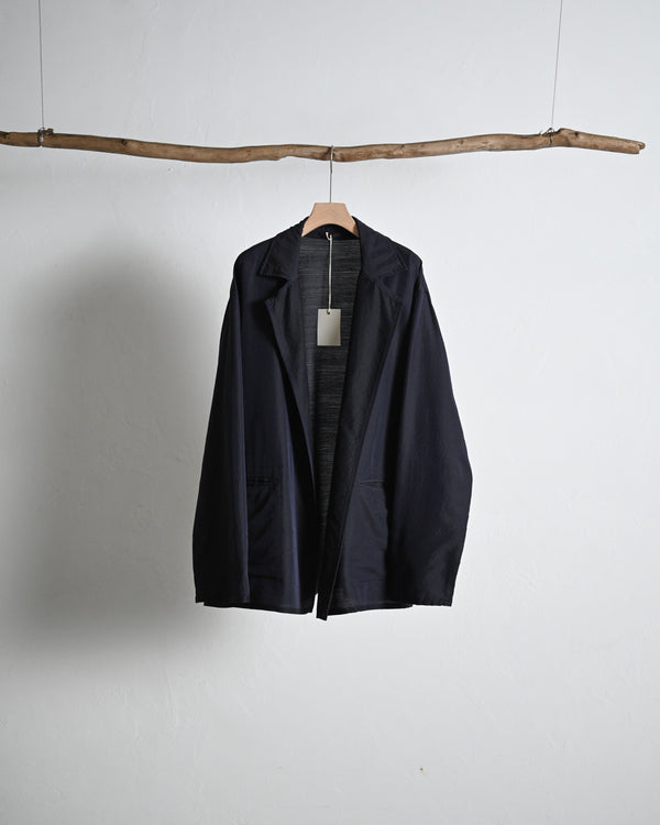 WASHED WOOL SILK TWILL SH-JKT