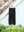 BELTED CREPE TUCK SLACKS, black