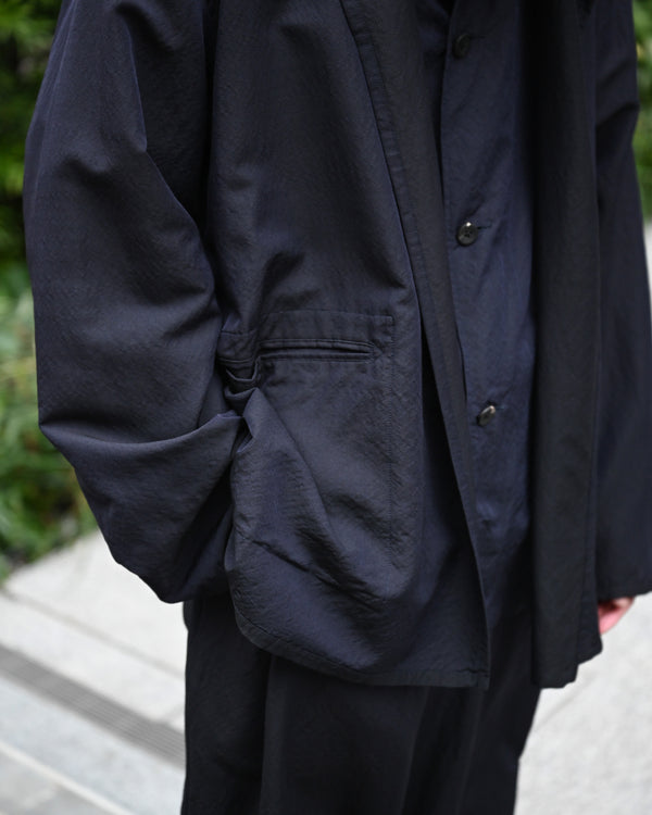 WASHED WOOL SILK TWILL SH-JKT
