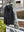 AGING LACE WORK SHIRT, black