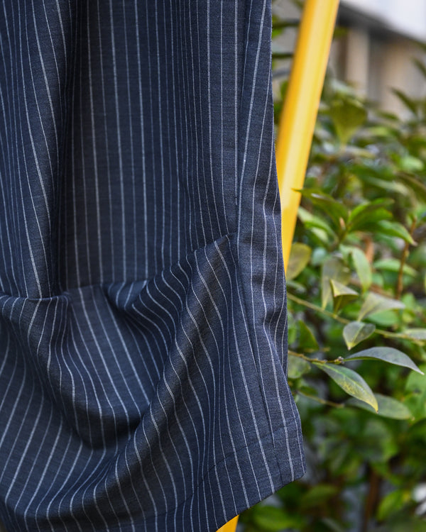 kakke shorts, navy stripe