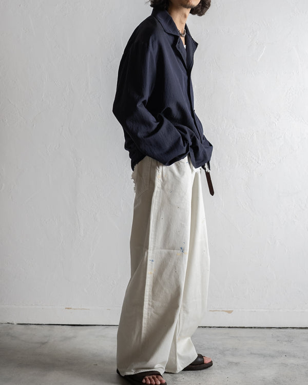 STRAIGHT WIDE DENIM PANTS