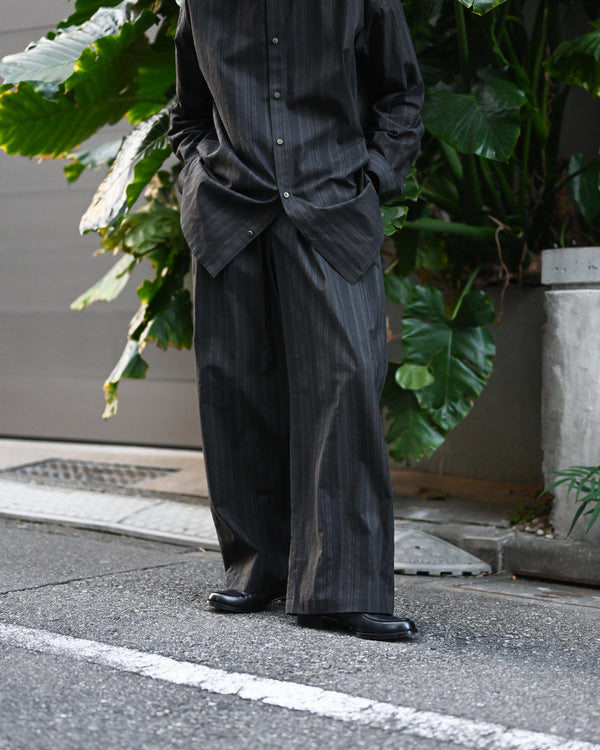 MADRAS STRIPE WIDE EASY PANTS