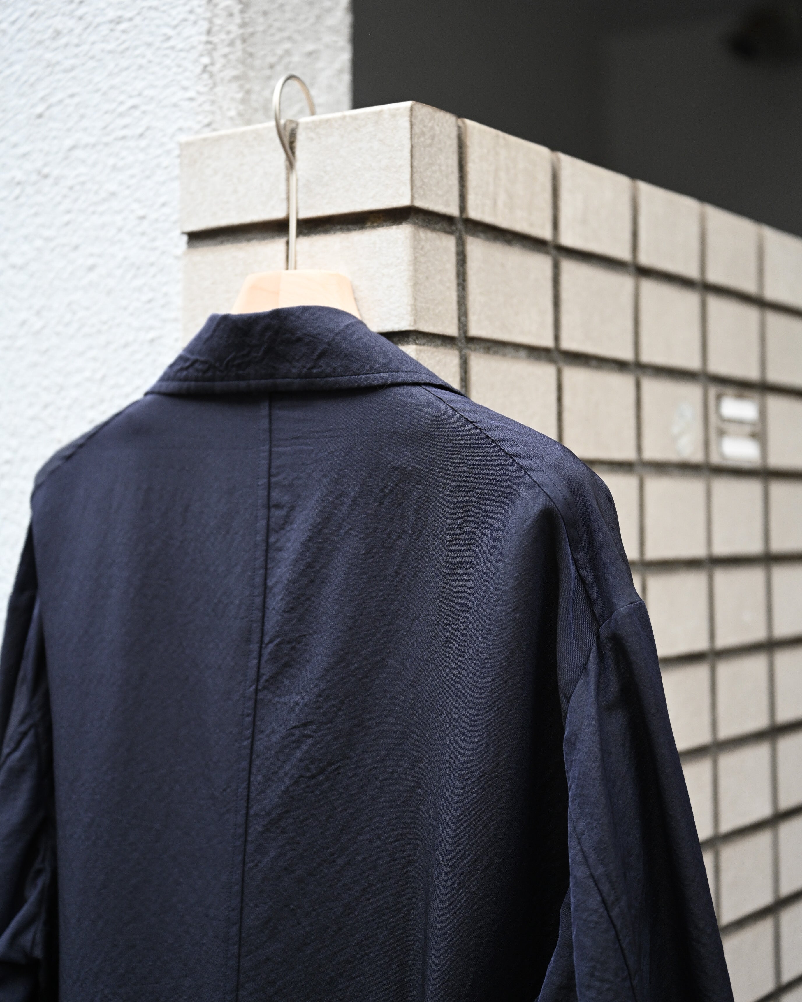 ulterior アルテリア - WASHED WOOL SILK TWILL JKT – coelacanth