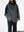 OMBRE CHECK V-COLLAR SEMI LONG SHIRT LS