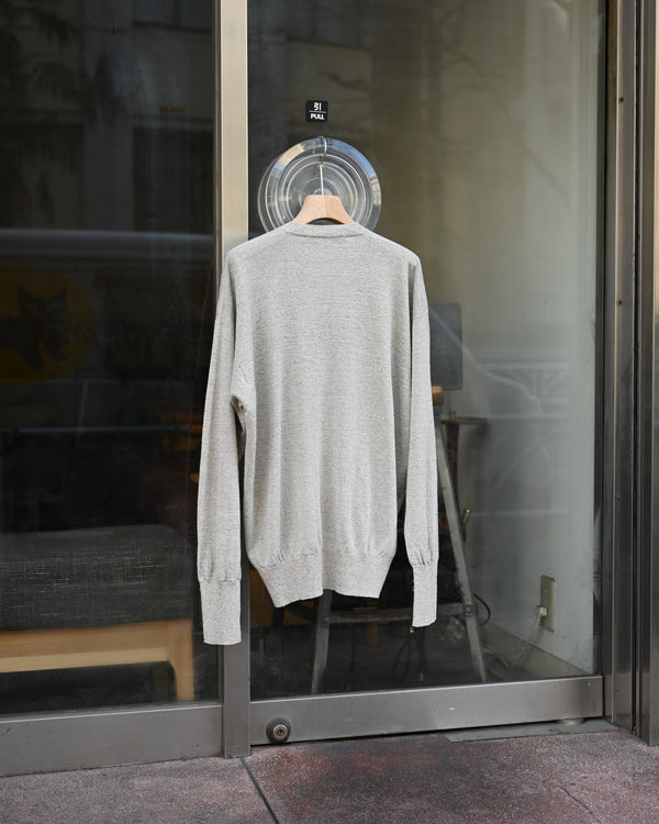 SILK LINEN V L/S, white sand