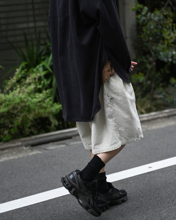 C/R DUCK SHORT PANTS, white
