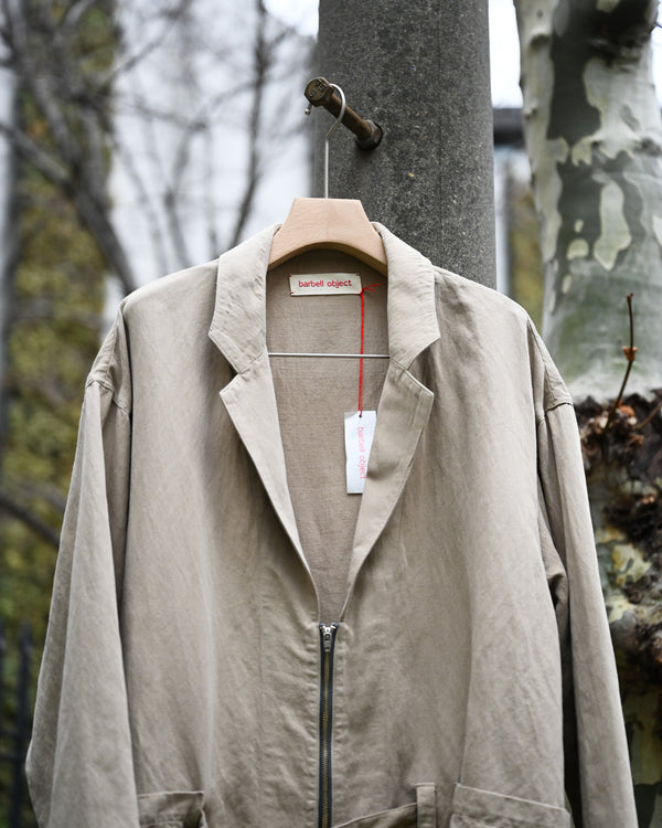 belted jkt, beige