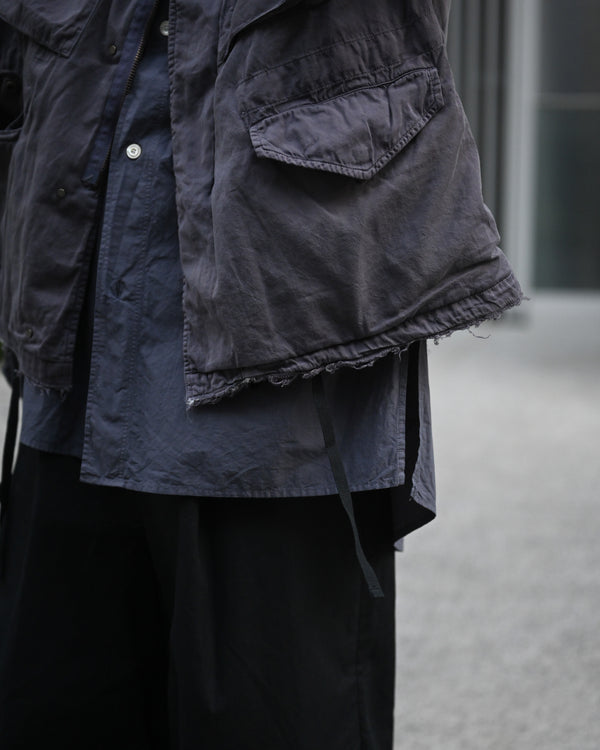 AGING FIELD JACKET, navy