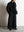 A-LINE TAILORED JACKET, charcoal brown mixed color kasuri