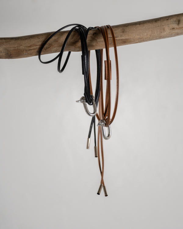 LEATHER ROPE BRACELET