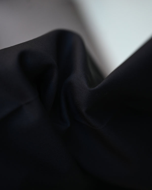 WOOL EXTRA WIDE TROUSERS, black