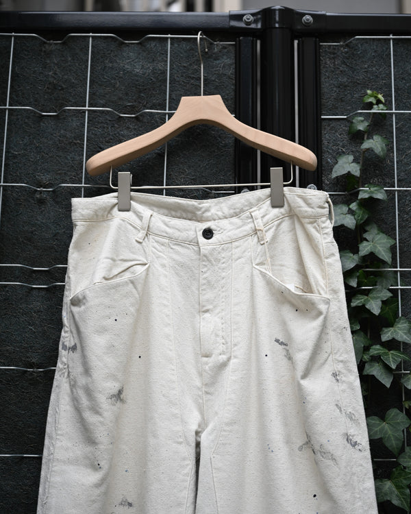 C/R DUCK DOUBLE KNEE PANTS, white