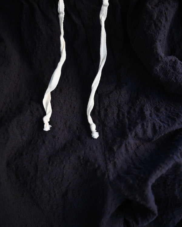 EX. BAGGY PANTS, slub yarn dobby cloth