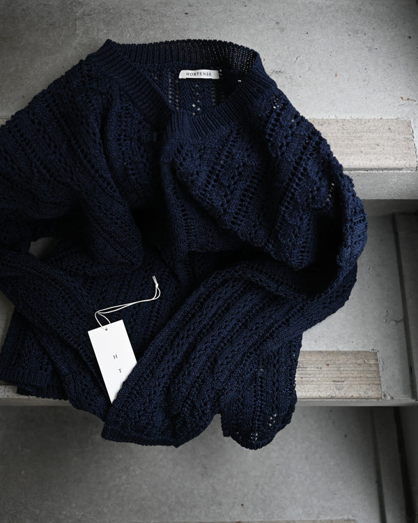 Ex. Mesh V Neck Sweater