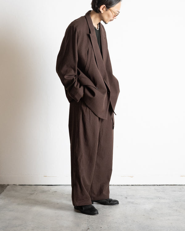 DOUBLE TAILORED JACKET, GRAPH CHECK