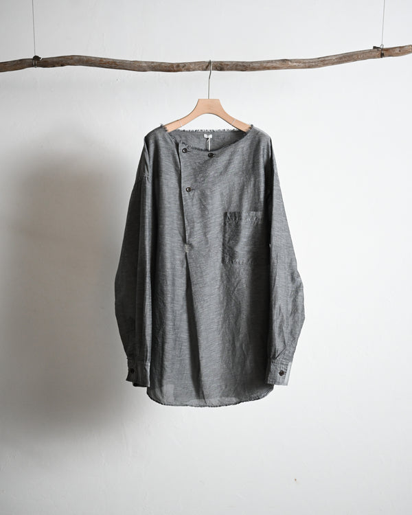 Our Knowledge Tucked Shirt, gray