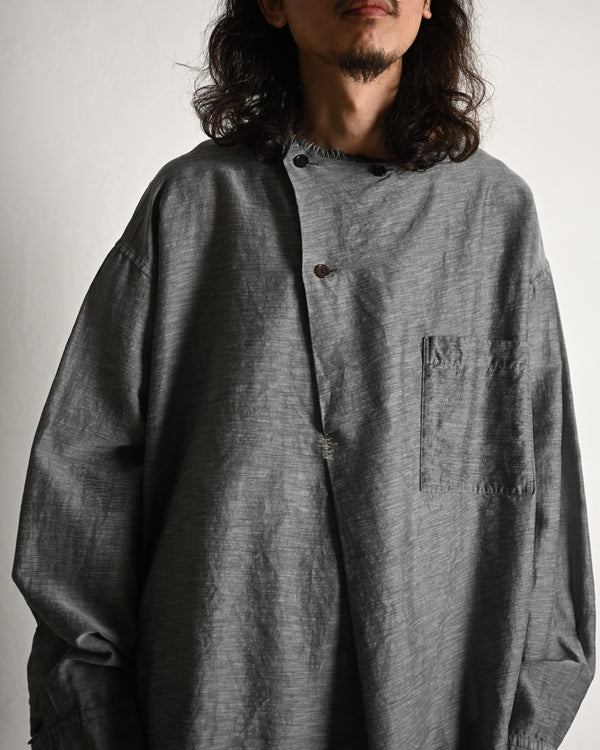 Our Knowledge Tucked Shirt, gray