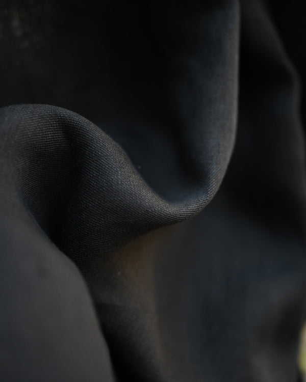 100/S LINEN TAILORED SHIRT, black