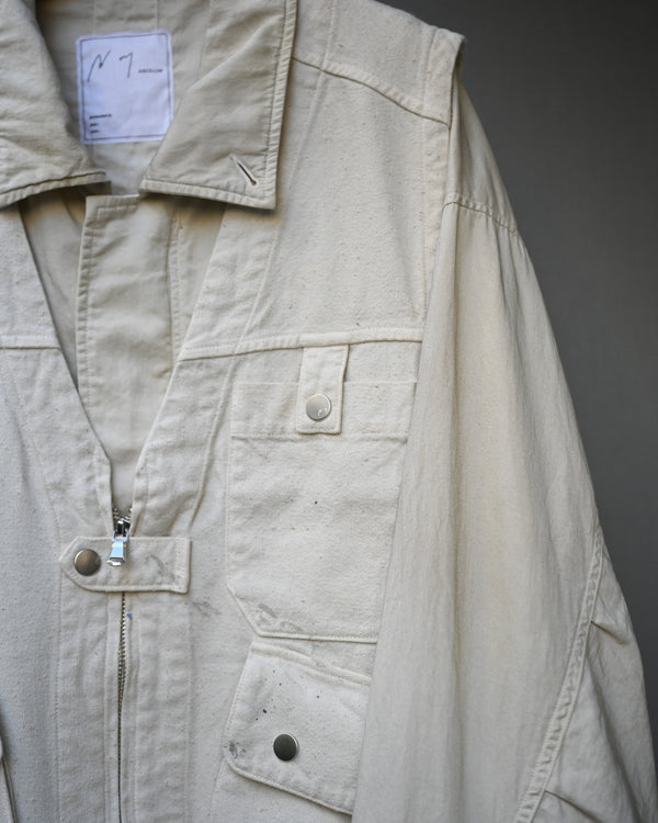 C/R DUCK UTILITY VEST, white