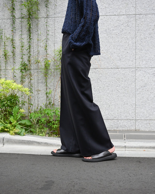 FINE WOOL REVER TROUSERS