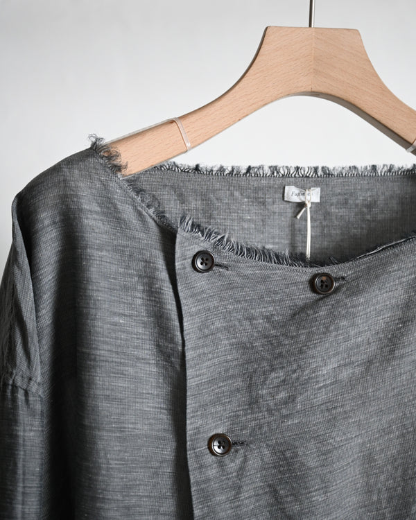 Our Knowledge Tucked Shirt, gray