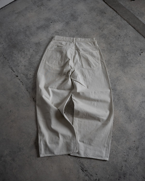STRAIGHT WIDE DENIM PANTS
