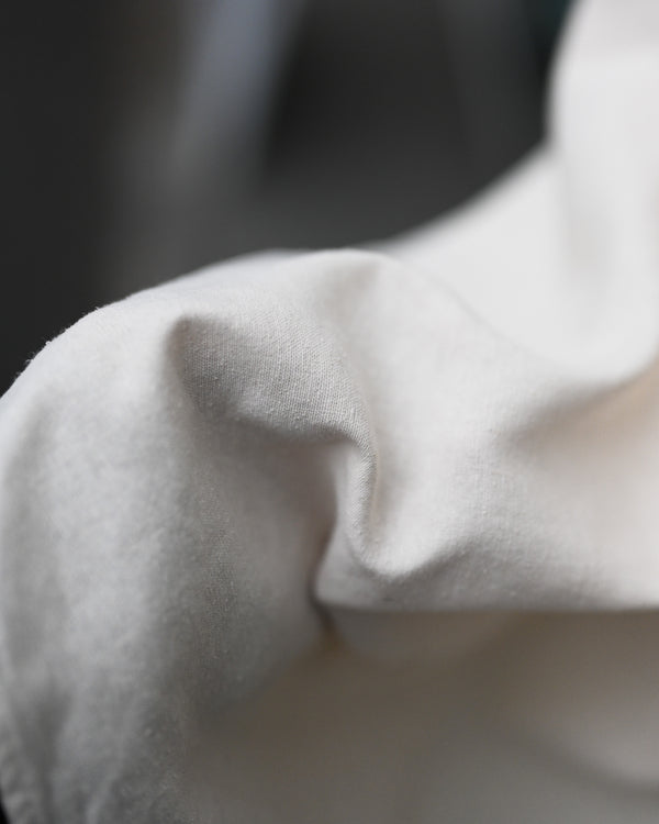 L/S NEP BOXY SHIRT, d.white