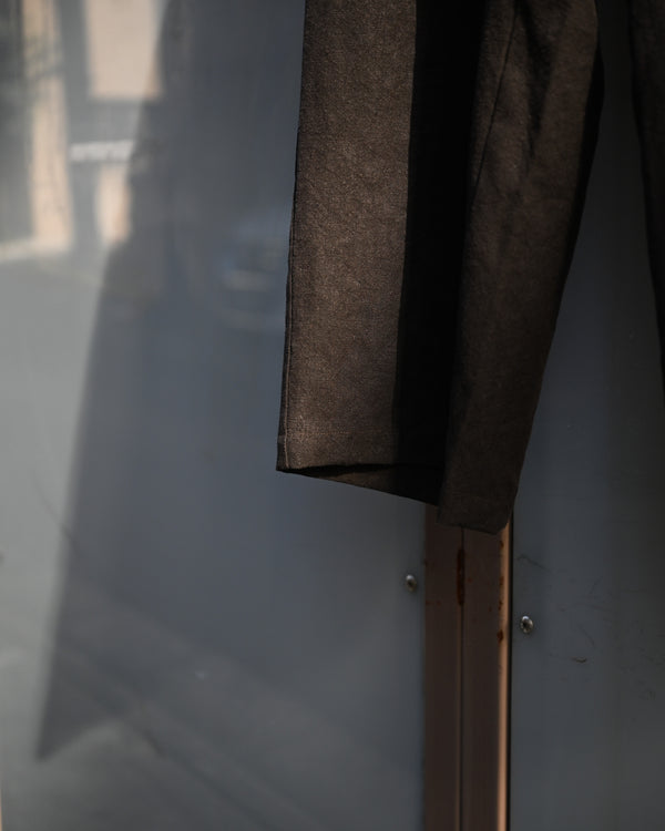 BAGGY EASY PANTS, max high count hemp, brown