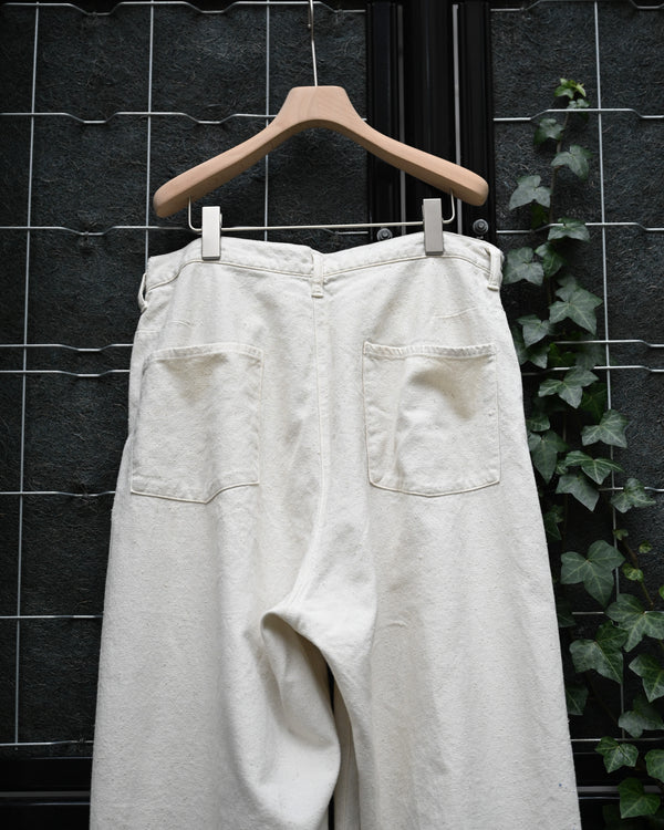 C/R DUCK DOUBLE KNEE PANTS, white