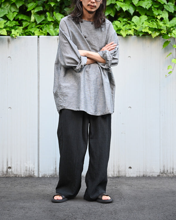 Our Knowledge Tucked Shirt, gray