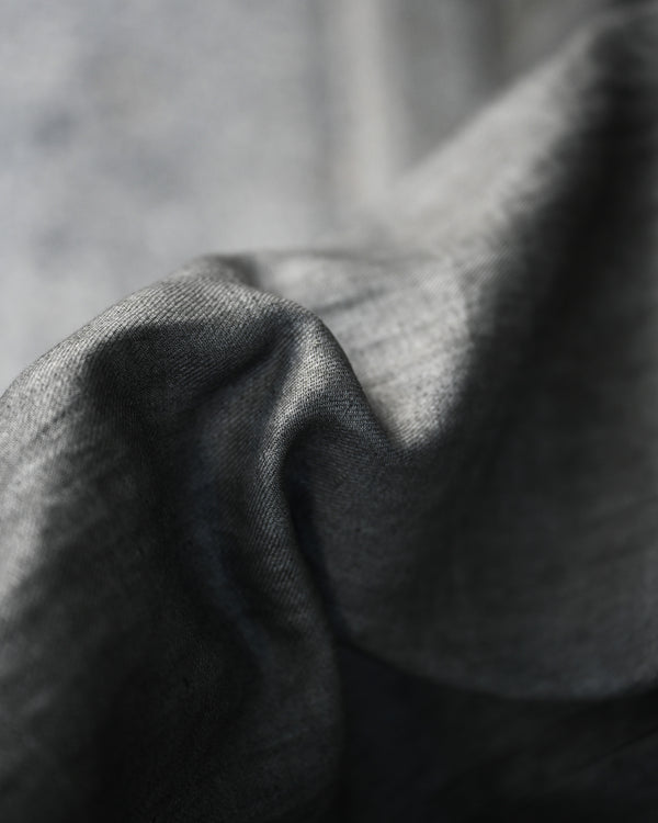 Sumi-Dyed Linen Wide Pants
