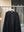 CREPE HALF ZIP SHIRT, black