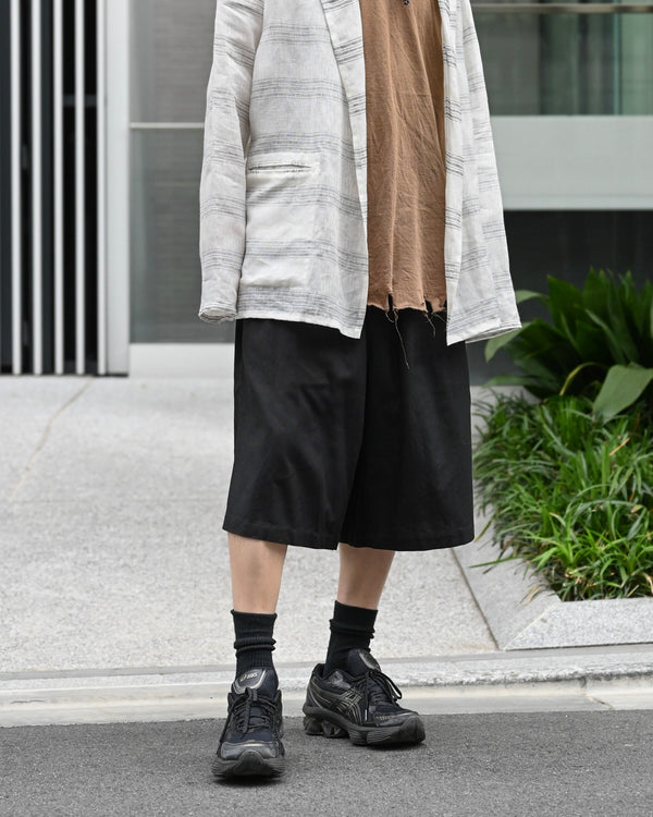 RELAX EASY SHORTS, rayon × cotton viyella