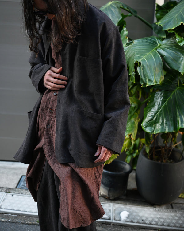 WORK SHIRT, max high count hemp,brown