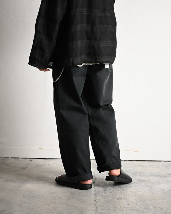 730 (710 EXTRAS -Wide leg- ), twill, faded black