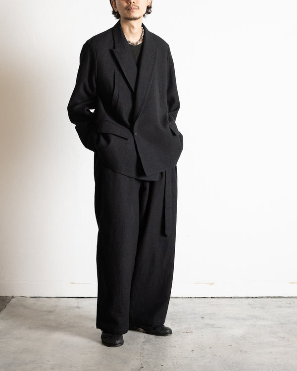 DOUBLE TAILORED JACKET, BLACK
