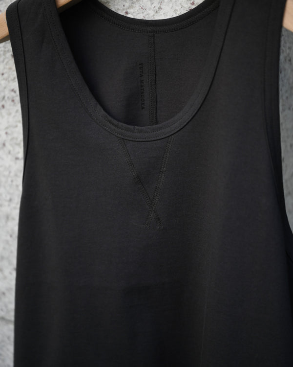 INNER SHIRT-charcoal, heavy single jersey
