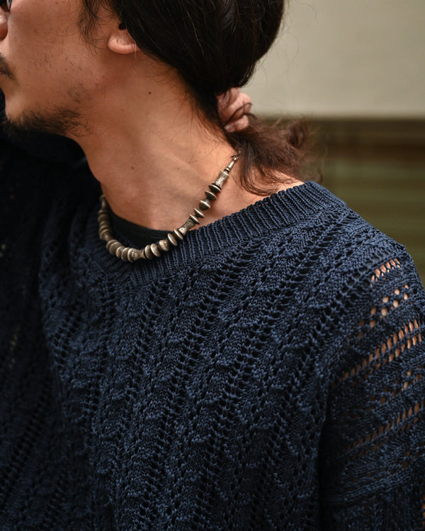 Ex. Mesh V Neck Sweater