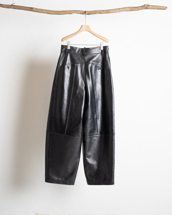 Leather pants 001, Black